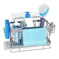 Sink Caddy Kitchen Tidy Organiser with Drip Tray, Sponge Holder Dish