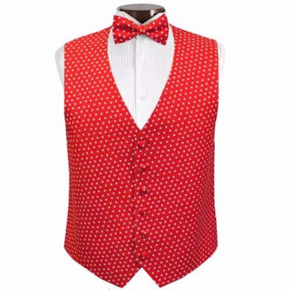 Hearts Tuxedo Vest and Bowtie - Image 1 of 1