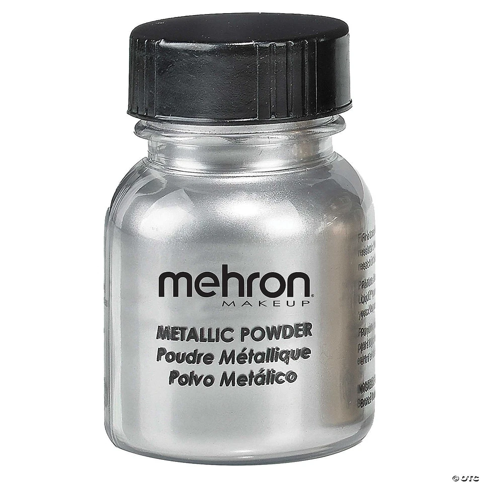 Mehron Polvo Metálico Maquillaje-Plata Foto 1 de 1