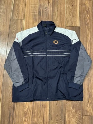 Jaqueta Reebok Windbreaker XXL Masculina NFL Chicago Bears Sports Illustrated Azul - Imagem 1 de 4