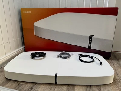 Sonos Playbase WLAN Soundbase Weiß Wireless Toslink AirPlay, Top-Zustand, OVP - Bild 1 von 4
