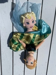 Disney Frozen Ana and Elsa Plush 14” Double Sided Dolls - Picture 1 of 5