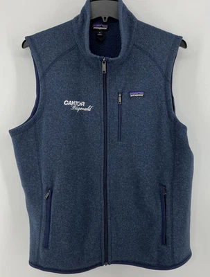 Patagonia Suéter Chaleco Para Hombres XL Azul Mejor Tejido Exterior Caminata Cremallera Forrado de Vellón Foto 1 de 4