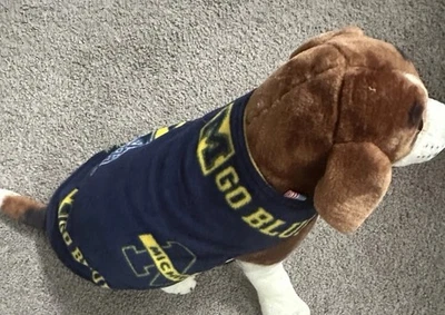 Dog New University Of Michigan Fleece Large Coat Cozy Soft - Image 1 of 4