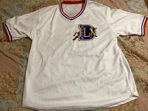 Jersey blanco CRASH DAVIS (KEVIN COSTNER) #8 BULL DURHAM TALLA GRANDE, COSIDO/ENVÍO Y DEVOLUCIÓN GRATUITOS - Imagen 1 de 6