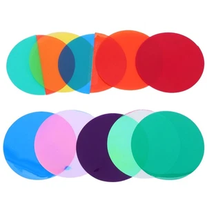  Filtros de gel de película de color de luz ambiental de 10 piezas para iluminación decorativa - Imagen 1 de 12