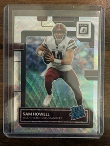 2022 Donruss Optic Wave Prizm Sam Howell RC /300 Eagles - Picture 1 of 2