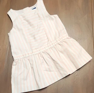 Janie & Jack Striped Sailor Dress Pink White Stripe 3-6 Months Baby Girl - Picture 1 of 7