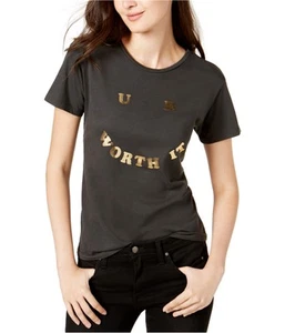 ban.do Womens U R Worth It Graphic T-Shirt - Picture 1 of 4