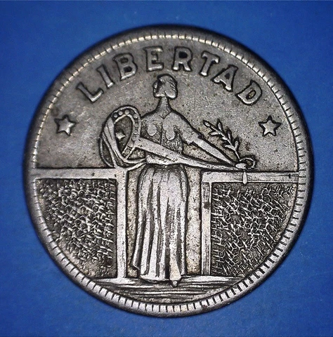 (1916) RARITY-6 DIE VARIETY LIBERTAD-3005 / BLANK - GAME COUNTER - *53046287 🌈 Cover