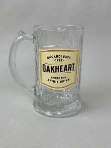 Bacardi Oakheart 35 cl Glas mit Henkel Rum 1862 Longdrink Mische Glas  - Picture 1 of 2