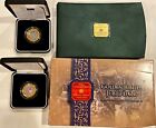 2- U.K. Silver Proof Rugby World Cup Coins & 2 Royal Canadian Mint Proof Sets