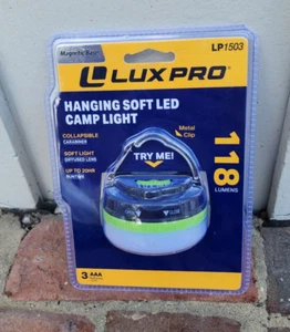 LuxPro LP1503 Mini Magnetic 118 Lumen Hanging Camping Lantern - NEW - Picture 1 of 2