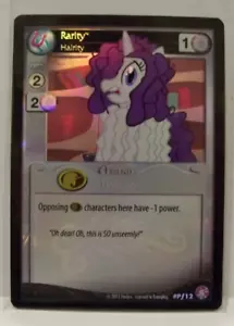 2015 Hasbro tcg/ccg : My Little Pony MLP - RARITY - Foil Promo Event Card NM - Picture 1 of 3