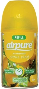 Airpure Citrus Zing Air Freshener Refill for Home Office Kitchen 250ml - Picture 1 of 11