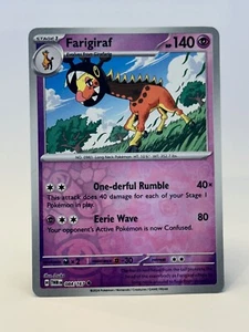 Farigiraf 084/167 Reverse Holo - Pokemon TCG Twilight Masquerade - Near Mint - Picture 1 of 2