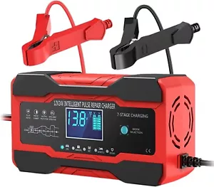 Battery Charger 10-Amp, 12V and 24V Smart Car Battery Charger AU Plug,Trickle C - Picture 1 of 7