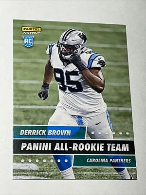 2020 Panini Instant All Rookie Team RC /648 Derrick Brown - Image 1 of 2