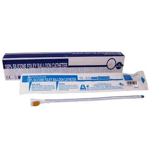 Livingstone All Silicone Foley Balloon Catheter 2-Way 16FG 40cm Orange 5-10ml - Picture 1 of 1