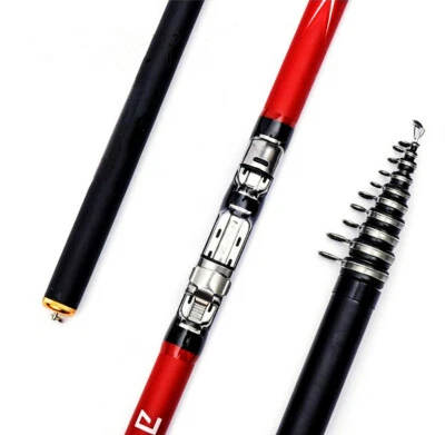 Телескопическое удилище из углеродного волокна удочка для морской и пресной воды телескопическое удилище - Изображение 1 из 4
