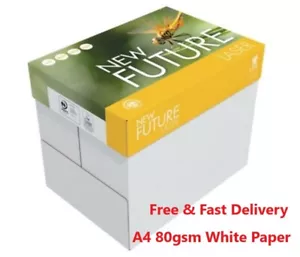 A4 PAPER COPIER PRINT COPY PRINTER WHITE PAPER BOX OF 2500 SHEETS - TOP BRANDS - Picture 1 of 21