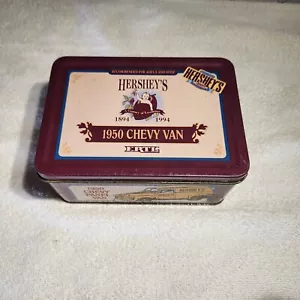 Ertl Hershey's 1950 Chevy Van 100th Anniversary Die Cast Gold Vintage In Tin(04) - Picture 1 of 7