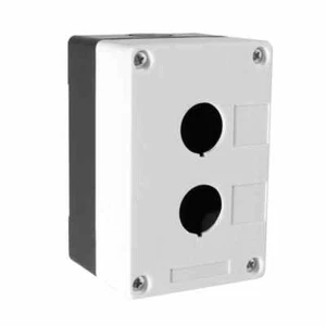 Kunststoffgehäuse für 22mm Einbaugeräte, IP65, 2-fach, 110x72x65mm - Bild 1 von 2