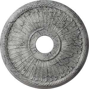 Ekena Millwork CM20BE1UWC Berkshire Ceiling Medallion, 20 1/8"OD x 3 7/8"ID x... - Picture 1 of 12