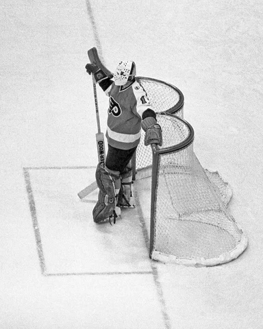 Philadelphia Flyers BERNIE PARENT Glossy 8x10 Photo Print Hockey Poster HOF 84 Cover