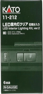 KATO N Gauge LED Interior Light Kit Clear 11-212 6-Car Set for Model Trains - Image 1 of 4