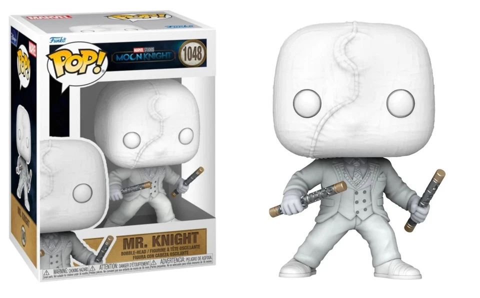 Moon Knight Serie de TV Mr. Knight con Nunchucks ¡POP! Figura Juguete #1048 Funko Nuevo en Caja Foto 1 de 1