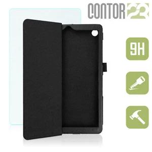 Schutzhülle Tasche mit Panzerfolie SCHWARZ 10.1" Lenovo Tab M10 HD 2.Gen TB-X306 - Bild 1 von 11