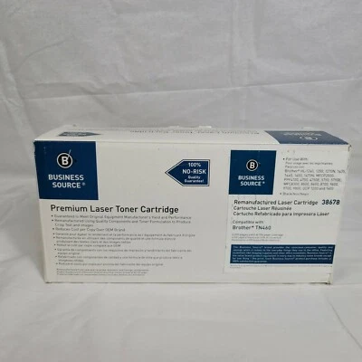 Premium Remanufactured Toner Cartridge Compatible with Brother TN460 BLACK - Image 1 of 2