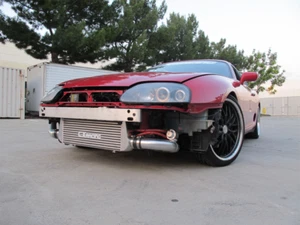 Twin Turbo Intercooler Pipe Tube Kit For 1993-2002 Toyota Supra MK4 MKIV 2JZ-GTE - Picture 1 of 12