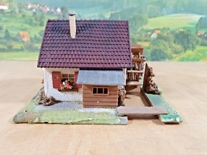 Faller 231 Wassermühle mit Motor, Fertigmodell, 50er Jahre, mit Marke (311) - Bild 1 von 6