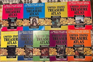 United States Treasure Atlas Volumes #2-10 by Thomas P. Terry - Picture 1 of 1