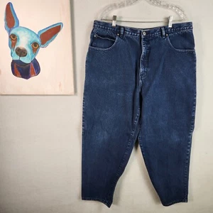 Jeans uomo blu ancora vintage blu sciolto lavaggio medio denim taglia 40W 30L - Foto 1 di 11