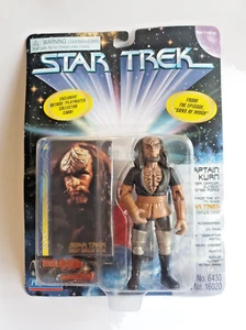Playmates Toys Star Trek Deep Space Nine Captain Kurn 5" Actionfigur 1997 NEU - Bild 1 von 7