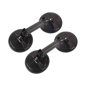 2 Pack 4.6in Glass Suction Cup Adjustable Vacuum Suction Cup for Granite Lifting - Picture 1 of 8