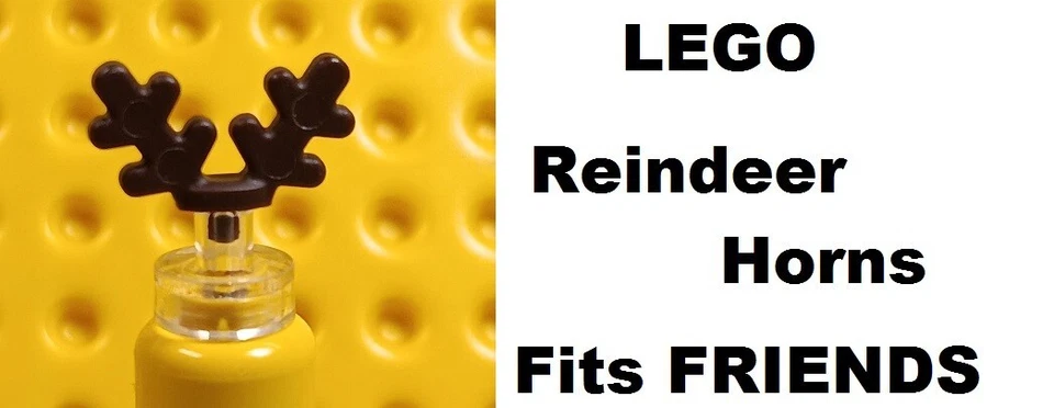 LEGO Cuernos de Reno CUERNOS DE CIERVO Sombrero Vacaciones Divertido Ropa de Temporada Se Adapta a Amigos Decoración Foto 1 de 1