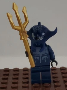 LEGO Mante Warrior Atlantis Minifigure Mini Fig 8073 Blue - Picture 1 of 6