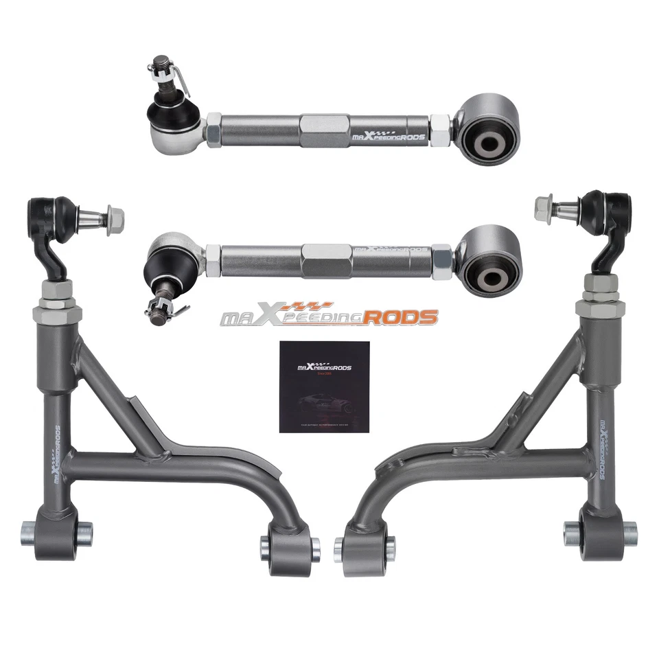 Brazos inclinables traseros ajustables + brazo de puntera para 1998-05 Lexus IS300 GS300 GS400 GS430 Foto 1 de 4