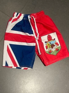 RS Surf Kids Bermuda Flag Bathing Suit Size 5T - Picture 1 of 4