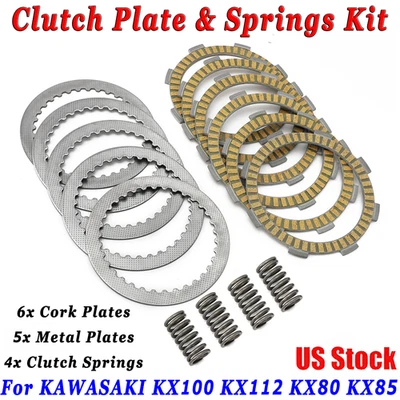 For KAWASAKI KX80 Competition Clutch & Springs Kit KX85 KX100 KX112 SUZUKI RM100 - Image 1 of 4