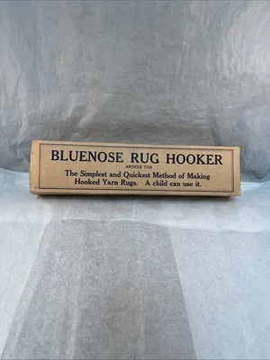 Vintage Bluenose Rug Hooker Tool For Hooked Yarn Rugs IOB - Image 1 of 4