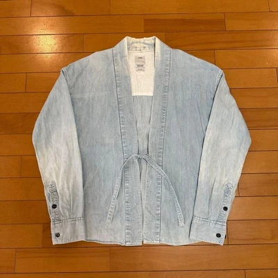 Cárdigan de mezclilla visvim raro talla 3 coleccionable Foto 1 de 4