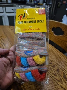 NEW HAPPY FEET Original Foot Alignment Socks After Hours Med W 7-9 M 5-8 Colors - Picture 1 of 12