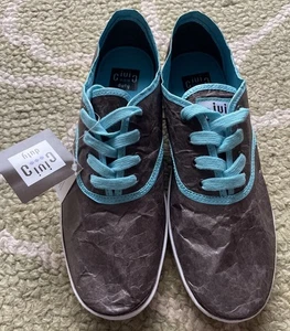 Civic Duty Zapatos Mujer 9 Tenis para Caminar Gris Con Cordones Parte Superior Baja Cómodos Informales - Imagen 1 de 5