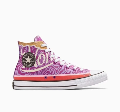 TALLA 4 HOMBRE/6 MUJER - Converse Wonka Chuck Taylor All Star High Swirl A08154C Foto 1 de 4