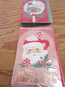 10 Viola Weihnachtskarten mit Umschlag - Neu - Bild 1 von 1